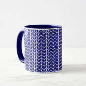 KONINKLIJK BLAUWE BREISEL Marineblauwe Combo Mok (Voorkant links)