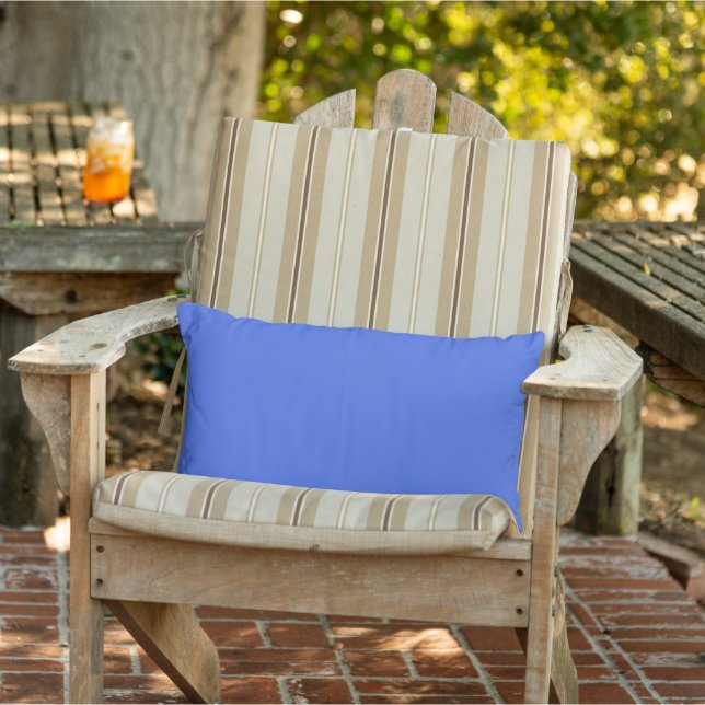 Koninklijk blauwe buitenkussen voor de rug (Stoel)