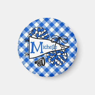 Koninklijk Blauwe Cheer Pennant Persoonlijke Locke Magneet
