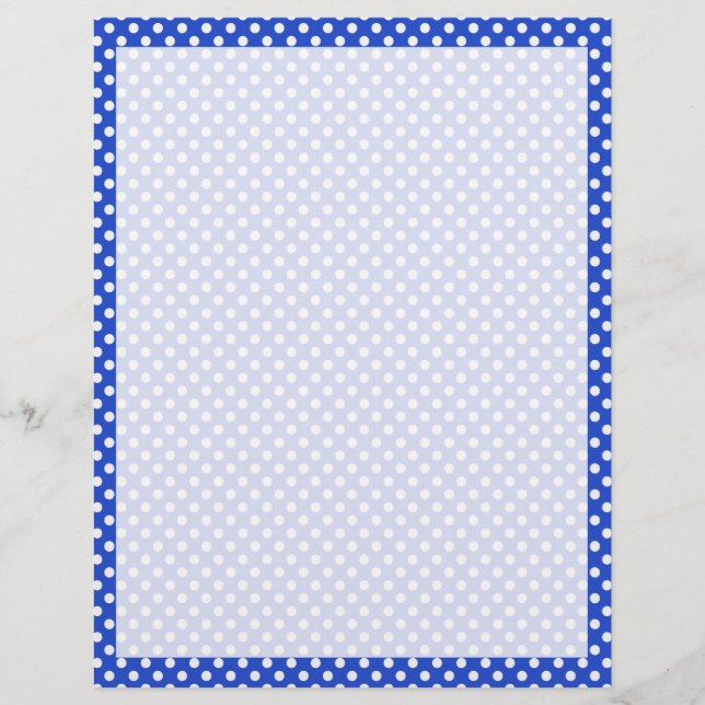 Koninklijk Blauwe Combinatie Stippen van STaylor (Voorkant)