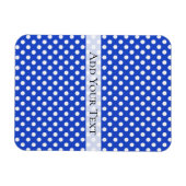 Koninklijk Blauwe Combinatie Stippen van STaylor Magneet (Horizontaal)