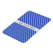 Koninklijk Blauwe Combinatie Stippen van STaylor Magneet (Linkerzijde)