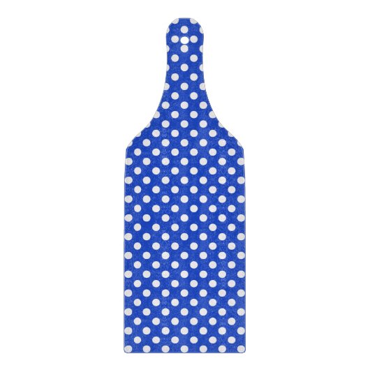 Koninklijk Blauwe Combinatie Stippen van STaylor Snijplank (Voorkant)