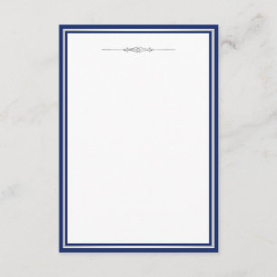 Koninklijk Blauwe Damast Kaart