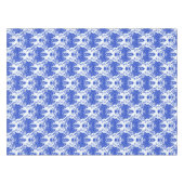 Koninklijk Blauwe Damast Tafelkleed (Voorkant (Horizontaal))