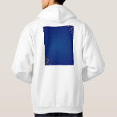 Koninklijk blauwe en gouden trouw T-shirt ontwerp (Achterkant)