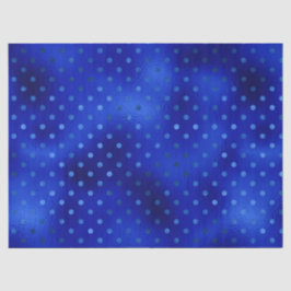 Koninklijk Blauwe Folie Stippenpatroon Hanukkah Ti Tissuepapier