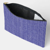 KONINKLIJK BLAUWE GEBREIDE GROOT ACCESSOIRE ZAKJE ETUI (Open)