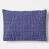 KONINKLIJK BLAUWE GEBREIDE GROOT ACCESSOIRE ZAKJE ETUI (Achterkant)