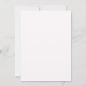 Koninklijk Blauwe Hemelse Bruiloft Save The Date (Achterkant)