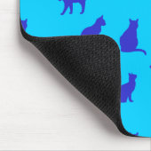 Koninklijk blauwe kat muismat (Hoek)
