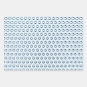 Koninklijk Blauwe Kleine Prins Kroon Baby Shower I Inpakpapier Vel