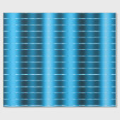 Koninklijk Blauwe Lint Boog Bruidsdouche Cadeaupapier (Vlak)