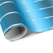 Koninklijk Blauwe Lint Boog Bruidsdouche Cadeaupapier (Rol Hoek)