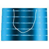 Koninklijk Blauwe Lint Bruidsfeest Groot Cadeauzakje (Voorkant)