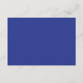 Koninklijk Blauwe Luxe Enclosure Kaarten (Achterkant)