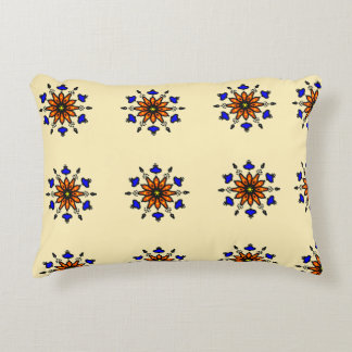 Koninklijk Blauwe Mandala Accent Kussen