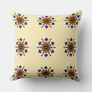 Koninklijk Blauwe Mandala Kussen
