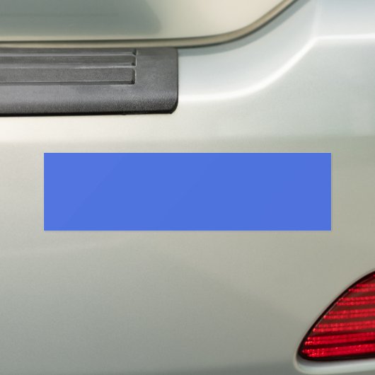 Koninklijk Blauwe Op Maat Gemaakte Bumpersticker (Op auto)