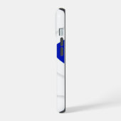 KONINKLIJK BLAUWE ORIGAMI iPhone 15 CASE (Linkerkant)