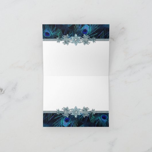 Koninklijk Blauwe Pauw Bedankt (Binnen)