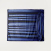 Koninklijk Blauwe Prins Gordijn Wandkleed (Voorkant (horizontaal))