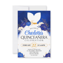 Koninklijk Blauwe Quinceanera﻿ Bloemenkleed Jurk