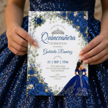 Koninklijk Blauwe Quinceañera Zilveren Vlinders