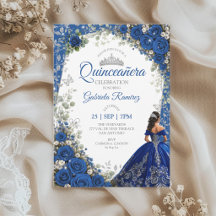 Koninklijk Blauwe Quinceañera Zilveren Vlinders