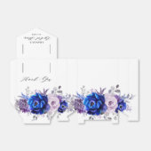 Koninklijk Blauwe Sering Paarse Bruidsdouche Dank  Bedankdoosjes (Uitgevouwen)