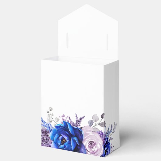 Koninklijk Blauwe Sering Paarse Bruidsdouche Dank  Bedankdoosjes (Geopend)