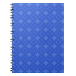 Koninklijk blauwe shippo-patroon notitieboek