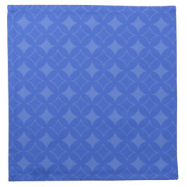 Koninklijk blauwe shippo-patroon servet