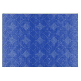 Koninklijk blauwe shippo-patroon snijplank