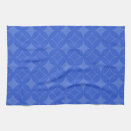 Koninklijk blauwe shippo-patroon theedoek