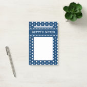 Koninklijk Blauwe Stippen Post-it® Notes (Kantoor)