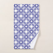 Koninklijk Blauwe Tralie Bad Handdoek (Handdoek)