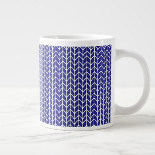 KONINKLIJK BLAUWE TRUI Groot Witte Mok