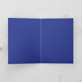 Koninklijk Blauwe Vakantie Elegantie Feestdagen Kaart