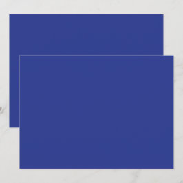 Koninklijk Blauwe Vakantie Elegantie Feestdagenkaart