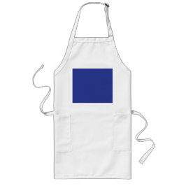 Koninklijk Blauwe Vakantie Elegantie Lang Schort