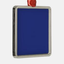 Koninklijk Blauwe Vakantie Elegantie Metalen Ornament