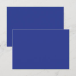Koninklijk Blauwe Vakantie Elegantie Notitiekaartje