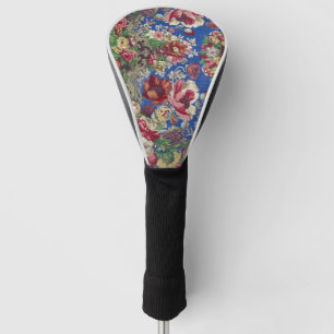 Koninklijk Blauwe Victoriaanse Roos Sierpatroon Golfheadcover
