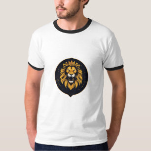 koninklijk brullende pose van een leeuw t-shirt