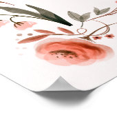 Koninklijk Castle Birthday Welkomstteken Roze Poster (Hoek)