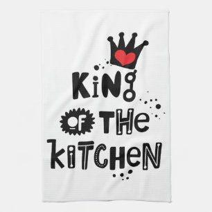 Koninklijk Chef Schort: Koning van de Keuken Theedoek
