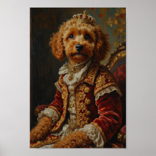 Koninklijk Cockapoo Portret Poster