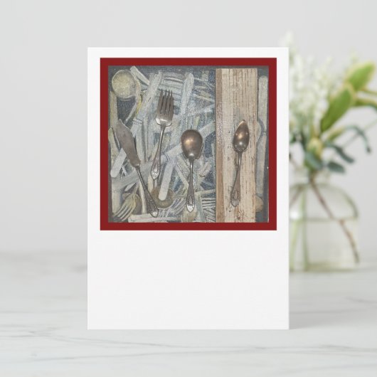 Koninklijk diner kaart (Staand voorkant)