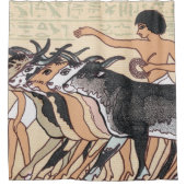 Koninklijk Egyptisch Vee Douchegordijn (Voorkant)